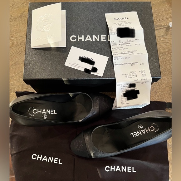 Chanel pumps heels with pearls size 39 black - Picture 3 of 9